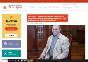 Coordenador do Projeto Sociobio Amazônia ganha destaque em universidade internacional do Equador